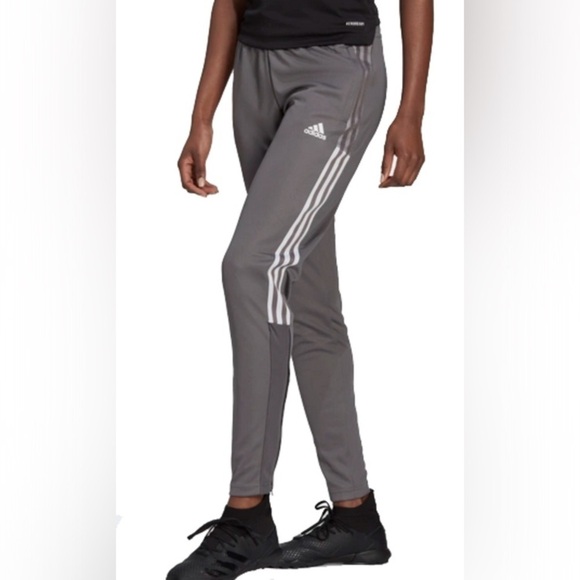 Adidas Heather Gray Trio Soccer Pants - Picture 1 of 6